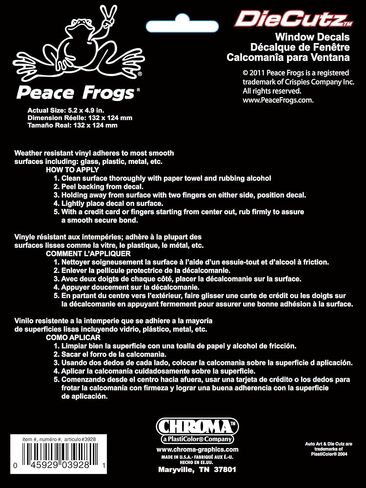 ملصق كروما 003928 داي كاتز "ضفدع السلام". in Kuwait