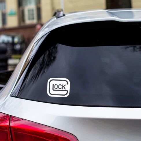 GRITKULTURE Safe Action Gun Pistol Perfection Vinyl Decal Sticker Bumper Sticker for Car, Truck, Locker, Mailbox, Fridge, Water Bottle, Flask, Laptop, Military Veteran (S White-Transfer Decal) in Saudi Arabia