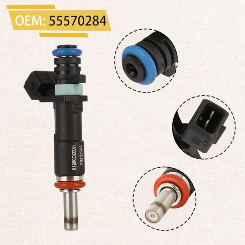 55570284 OE 1.8L Performance Fuel Injectors,Compatible with/Chevy 1.8 Cruze Sonic 2011 2012 2013 2014 2015 2016 2017 2018,Cruze Limited 2016 |8 Holes| |Set of 4| in Saudi Arabia
