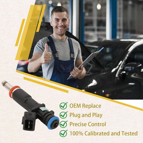 55570284 OE 1.8L Performance Fuel Injectors,Compatible with/Chevy 1.8 Cruze Sonic 2011 2012 2013 2014 2015 2016 2017 2018,Cruze Limited 2016 |8 Holes| |Set of 4| in Saudi Arabia