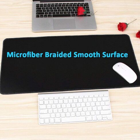 Stanaway Non-Slip Wide Long Extended Gaming Large Mouse and Keyboard Pad, Stitched Edges for 2024 (Red) in Saudi Arabia