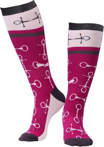 Harrison Howard 2 Pairs Premium Quality Equestrian Riding Socks for Horse Riding &Tall Boot Knee High Socks for Women in Saudi Arabia