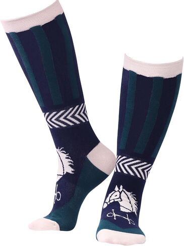 Harrison Howard 2 Pairs Premium Quality Equestrian Riding Socks for Horse Riding &Tall Boot Knee High Socks for Women in Saudi Arabia
