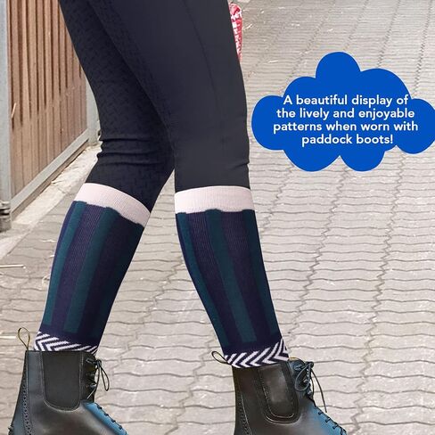 Harrison Howard 2 Pairs Premium Quality Equestrian Riding Socks for Horse Riding &Tall Boot Knee High Socks for Women in Saudi Arabia