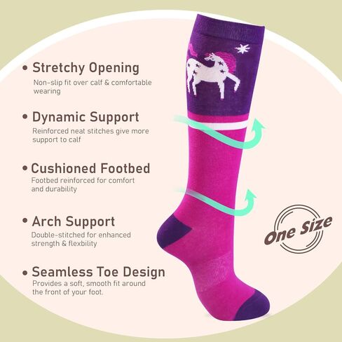 Harrison Howard 2 Pairs Premium Quality Equestrian Riding Socks for Horse Riding &Tall Boot Knee High Socks for Women in Saudi Arabia