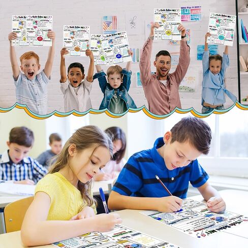 Nuanchu 36 Pcs 20'' x 17'' Color Your Own All About Me Spanish Posters Spanish All About Me Poster Bilingual Elementary School Posters for Students School Activities Kindergarten Spanish Speaking Kids in Saudi Arabia