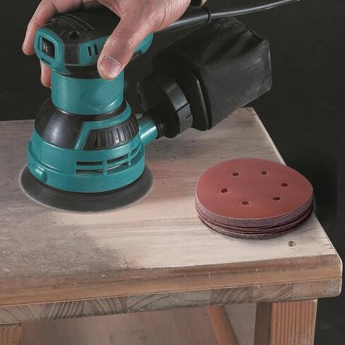 100 قطعة من أقراص الصنفرة ذات الخطاف والحلقة مقاس 6 بوصات مع حبيبات متنوعة 40/80/120/180/240 للحصول على لمسة نهائية فائقة in Kuwait