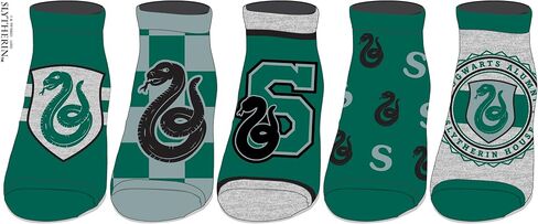 Harry Potter Slytherin Ankle Socks 5-Pack for Women in Saudi Arabia
