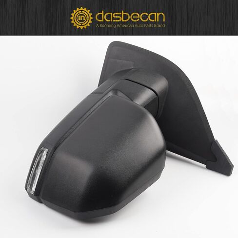 Dasbecan Side Left Mirror Compatible with 2015-2018 Ford F-150 Driver Side FL3Z17683BB FO1320522 6 Pins Power Heated LED Turn Signal in Saudi Arabia