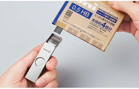 [Mitsubishi Pencil] Uni Metal Case 0.5mm HB Black in Saudi Arabia