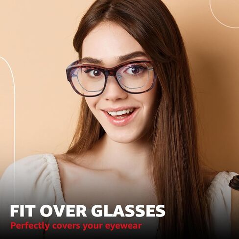 نظارات Myiaur Blue Light Blocking Fit Over للنساء، نظارات فلتر زرقاء عصرية للكمبيوتر/القراءة/التلفزيون/الهاتف/الألعاب in Kuwait