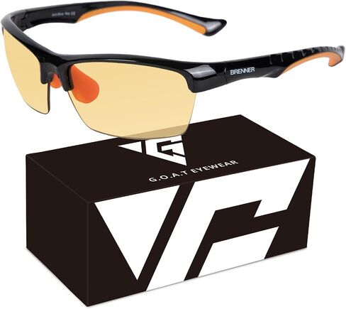 Blue Light Glasses for Men Women, Blue Light Blocking, UV Protection, Blue Ray Screen Filter, Anti Glare Coating, Anti Fatigue Eyestrain, Reading Gaming Computer TV Phone, Orange in Saudi Arabia