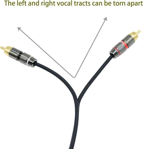 5ft XLR female to 2 RCA female Plug Y Splitter 3 Pin to Dual RCA Stereo patch audio Cable Phono Interconnect Duplicator Lead Adapter Connector Sound card eq Microphone Cord 2 x Unbalanced(1 pack) in Saudi Arabia