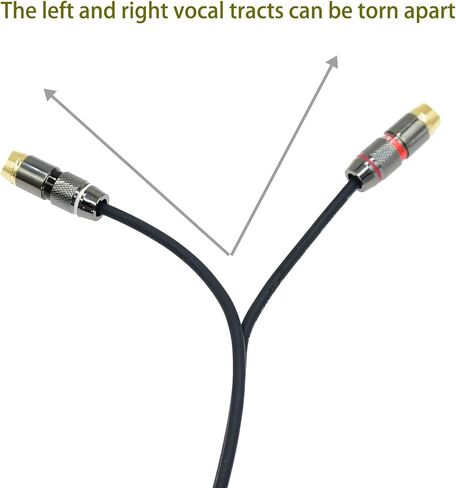5ft XLR female to 2 RCA female Plug Y Splitter 3 Pin to Dual RCA Stereo patch audio Cable Phono Interconnect Duplicator Lead Adapter Connector Sound card eq Microphone Cord 2 x Unbalanced(1 pack) in Saudi Arabia