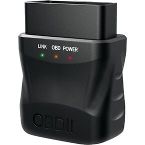 OBD2 Scanner Bluetooth for iOS iPhone and Android, Car OBDII Reader to Clear Error Codes, Auto Diagnostic Car Scanner Tool for Year 1996 and Newer Cars
