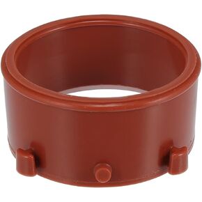 X AUTOHAUX Red Turbo Intake Seal A6420940180 6420940180 Rubber Replacement for Mercedes-Benz OM642