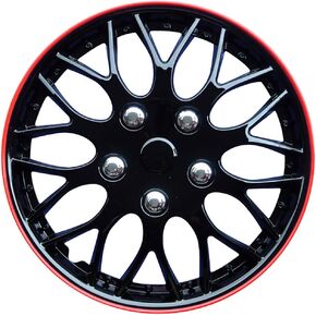 AUTO-STYLE Set Wheel Covers Missouri 16-inch Chrome/Black