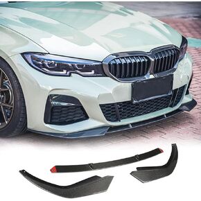 MCARCAR KIT G20 Carbon Fiber Front Lip for BMW 3 Series G20 M Sport Sedan 2019-2022 320i 330i M340i M Tech Front Bumper Lip Chin Spoiler Splitter Protector Factory Outlet (Carbon Fiber)