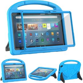 Kids Case for 11" Tablet Not Fit 11 inch Samsung iPad Tablets- Patamiyar Shockproof Lightweight Handle Stand Case with Screen Protector Stylus Holder for 11in Latest Model - Pink