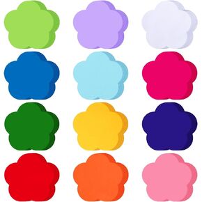 Kisston 360 Pcs Apple Cutouts Paper 3.9 Inch Assorted Color Handprint Die Cuts for DIY Craft Projects Bulletin Board Decor