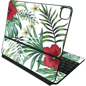 MightySkins Glossy Glitter Skin Compatible with Apple Magic Keyboard for iPad Pro 12.9" (3rd-6th Generation) - Vintage Floral | Protective, Durable High-Gloss Glitter Finish | Made in The USA in Kuwait