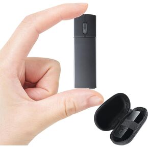 Wireless Bluetooth Mouse, Mini 3-Mode (BT4.0/5.0+2.4G) Noiseless Rechargeable Travel Mice with Mouse Case, 3 Buttons 1200 DPI Ultra Lightweight Portable Wireless Mice for Desktop Laptops PC（Black） in Saudi Arabia