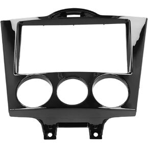 Dash Stereo Bezel,2Din Radio Stereo Fascia Frame Dash CD Panel Trim Replacement for RX-8 2003-2008