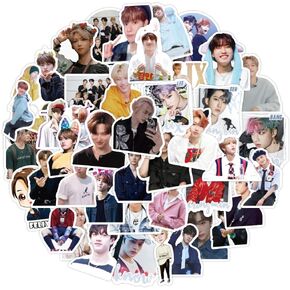 52pcs Stray Kids Kpop Stickers Pack for Girls，Funny Kpop Straykids Decals for Teens，Vinyl Waterproof SKZ Sticker for Laptop，Water Bottles，Hard Hat，Skateboard，Birthday Decorations Gifts for Kids/Adults