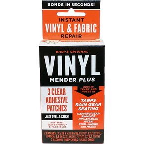 Tear Mender Vinyl Mender Clear Adhesive Patches, 40 Sq. Inches, BRT-1 (Packaging may vary)