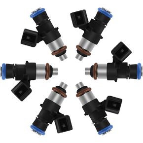 6 قطعة حاقن الوقود لفورد فليكس لثوروس لثورس X للانصهار لحافة لينكولن MKZ لـ MKT لـ MKX لـ MKS لمازدا CX-9 لـ 6 لـ Mercury Sable، KFKGF مجموعات حاقن الوقود استبدال # 280158091 in Kuwait