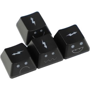 1.6mm Thickness WASD Arrow Replacement Keycaps Lightning Baby Shine Through Keycaps OEM Profile for MX Mechanical Gaming Keyboard Keycap