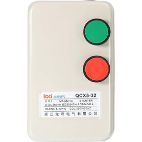 Magnetic Electrical Motor Starter, Three Phase Synchronous Switches Controller, [for Air Compressor] - AC220V/240V 5.5KW 7.5HP