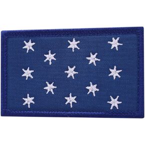 Washington Headquarters Flag Standard 2x3.25 Navy Blue Morale Tactical Hook Patch