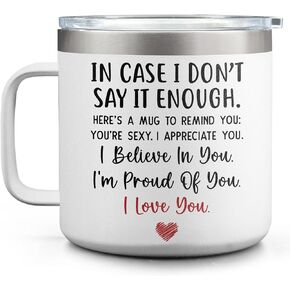 Engraved 14oz Coffee Tumbler Funny Gifts For Men - Fathers Day & Birthday Gifts For Dad, Papa, Grandpa, Mechanic Father - Gifts For Coworker, Boss - That's What I Do I Fix Stuff - Boss Gifts