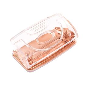 Kisangel 3 Hole Punch Household Single Hole Puncher Hole Puncher Rose Gold Hole Puncher Office Paper Puncher Portable for Puncher Home Window Punch 3 Hole Puncher Hole Punch