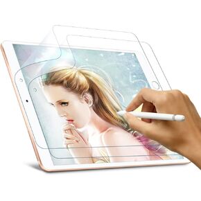 [2 Pack] Paper Screen Protector for New iPad 9th/8th/7th Generation (10.2 inch, All Model), Screen Protector for iPad 10.2 Compatible with Apple Pencil/Scratch Resistant/Matte PET Film