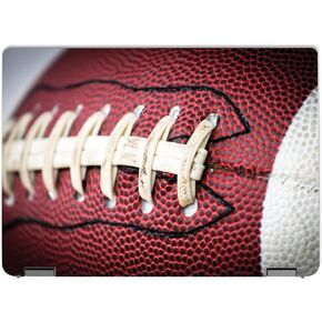 MightySkins Skin Compatible with Lenovo IdeaPad Flex 5 14" (2022) Full Wrap Kit - Football Laces | Protective, Durable, and Unique Vinyl Decal wrap Cover | Easy to Apply | Made in The USA