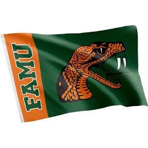 Desert Cactus Florida A&M University Flag FAMU Rattlers Flag Banners 100% Polyester Indoor Outdoor 3x5 feet Flags (Team Name)