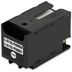 F-ink Remanufactured T6716 Ink Maintenance Box Compatible with Workforce Pro EC-4040 EC-4020 EC-4030 WF-4734 WF-4740 WF-4720 WF-4730 WF-C5210 WF-C5290 WF-C5710 WF-C5790 WF-M5299 WF-M5799 Printer