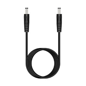 Fancasee 6 أقدام 5.5 مم × 2.1 مم ذكر إلى ذكر تيار مستمر كابل محول الطاقة لكاميرا IP CCTV كاميرا مراقبة أمنية LED شريط DVR راوتر طابعة فاتورة