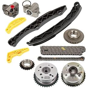 24350-2G750 24322-2G350 Engine Timing Chain Kit W/Camshaft VVT Gear Applied for Kia Optima 2014-2017, Sorento 2011-2018, Sportage 2011-2017 Engine 16 Valves Engine Aftermarket Parts