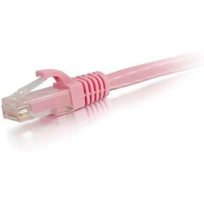 C2G / Cables To Go 04058 Cat6 Snagless Unshielded (UTP) Network Patch Cable, Pink (30 Feet/9.14 Meters)