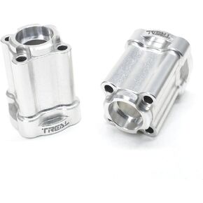 TREAL Aluminum 7075 Rear Hubs Axle Mount Set, 0 deg (L/R) for 1/18 Mini LMT(Purple)