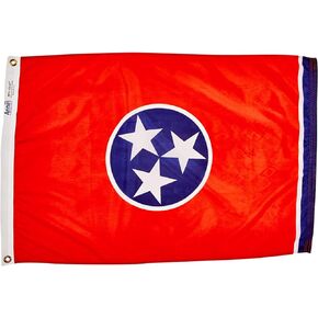 Annin Flagmakers Tennessee State Flag USA-Made to Official State Design Specifications, 2 x 3 Feet (Model 145150)