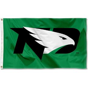 College Flags & Banners Co. North Dakota Fighting Hawks New Logo Flag