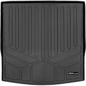 SMARTLINER Custom Fit All Weather Protection Black Cargo Liner Mat Behind 2nd Row Compatible with 2018-2023 Volkswagen Tiguan (5 Passenger Models)