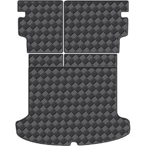 Cargo Mat & Backrest Mats for 2018-2024 Nissan Kicks Accessories, All Weather Waterproof Rear Cargo Liner Rear Trunk Liner Back Seat Cover Protector