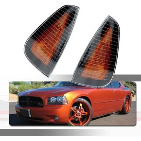 ل 2006 2007 2008 2009 2010 دودج تشارجر Sxt Rt Se Srt8 استبدال الجمعية OEM المصد الأمامي للركاب الجانب ماركر بدوره إشارة الإسكان العنبر عدسة الإسكان