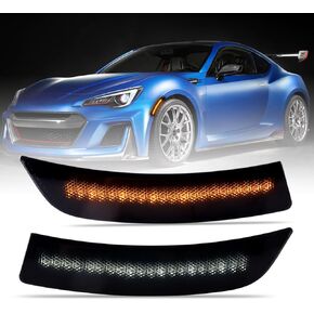 LED المصد الأمامي درابزين LED العنبر الجانب ماركر ضوء/أضواء الجري/DRL ل 2022-2023 سوبارو BRZ تويوتا GR86 عدسة واضحة