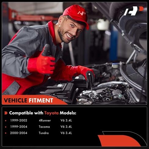 A-Premium Set of 6 Fuel Injectors Compatible with Toyota Tacoma, Tundra, 4Runner 1999 2000 2001 2002 2003 2004, V6 3.4L, Naturally Aspirated, Replace# 2320962040 in Saudi Arabia